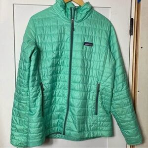 Patagonia Women's teal Nano puffs XL